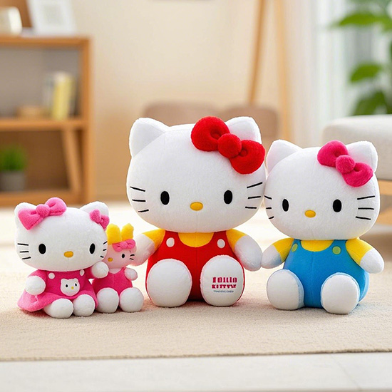 Hello kitty plush toys for the family