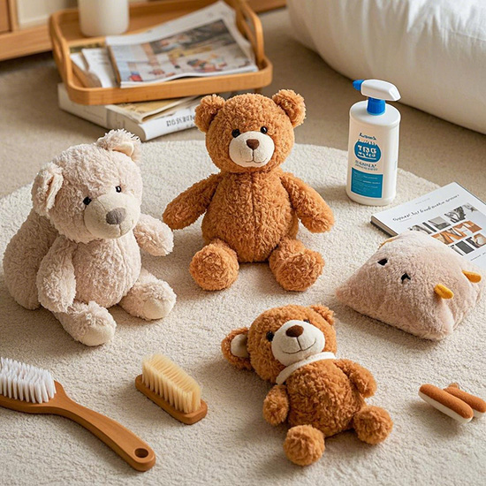 cleaning plush toys