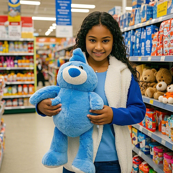 Walmart Supermarket Buying Plush Toys